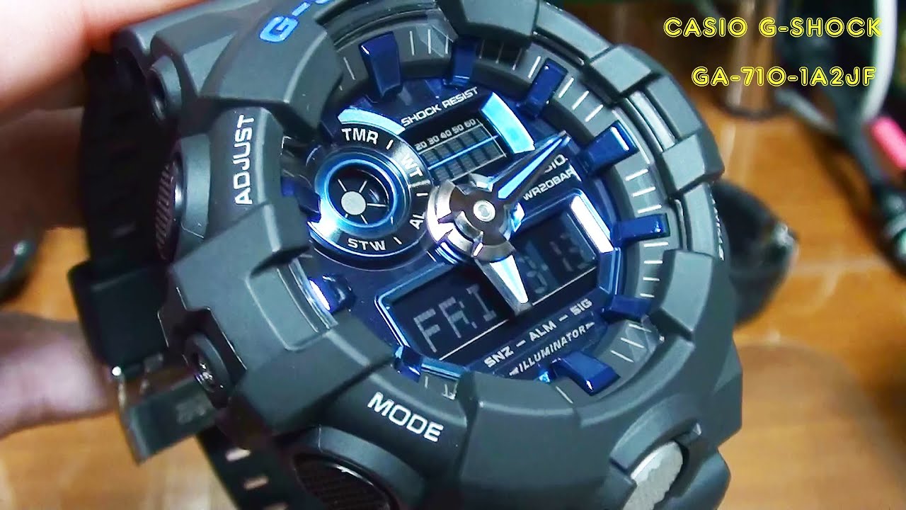 カシオ CASIO G-SHOCK GA-710 - 1A2JF レビュー