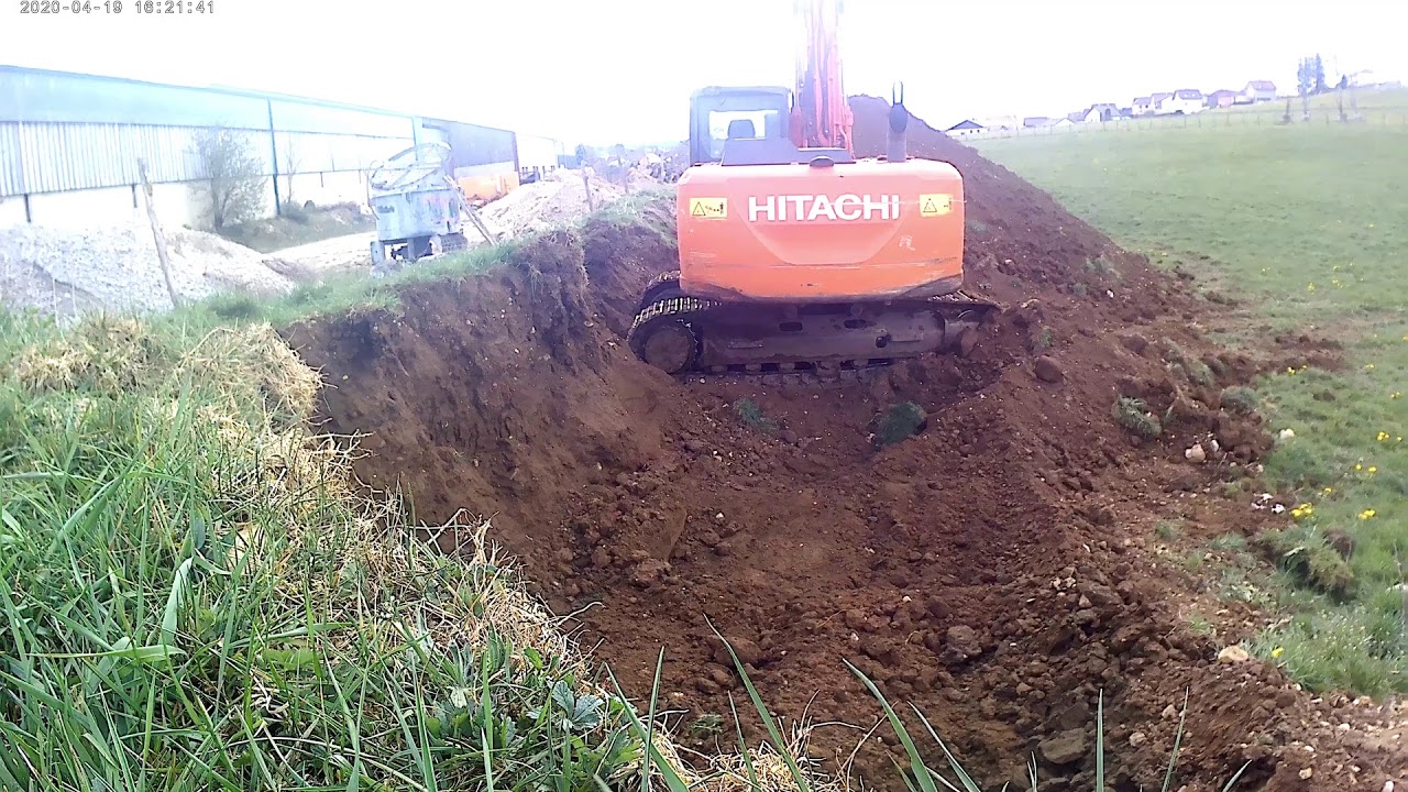 Terrassement 2020. Pelle HITACHI