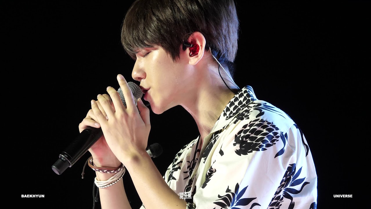 180902 인천 스카이 페스티벌 Universe 백현(Baekhyun) Focus 4K