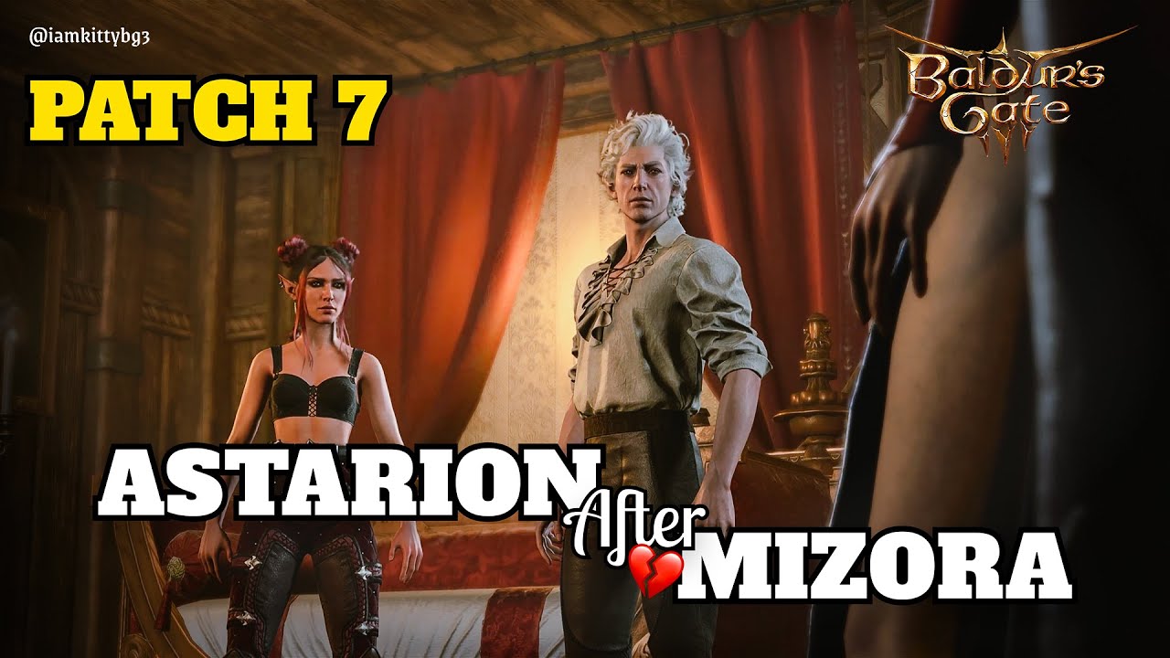 NEW Dialogue with Astarion after cheating with Mizora - PATCH 7 | Baldur's Gate 3