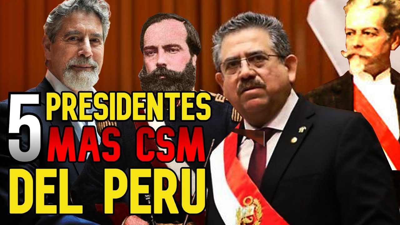 Los 5 MEJORES PRESIDENTES del Perú ❤️ Parte 2 [2021]