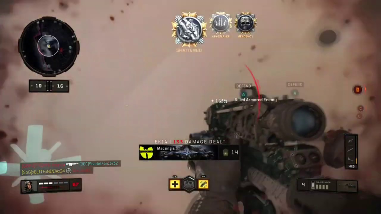 CoD Bo4 QuickScoping Montage