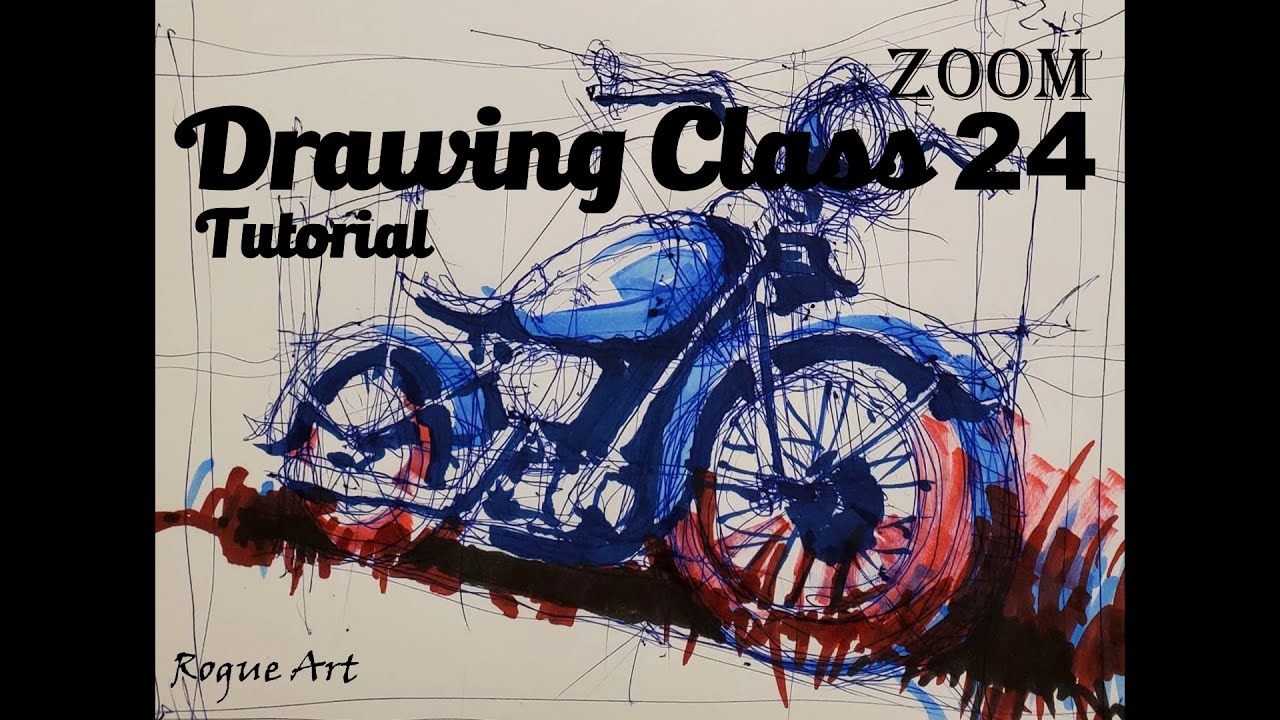 Rogue Art's Zoom Drawing Class 24 - Tutorial