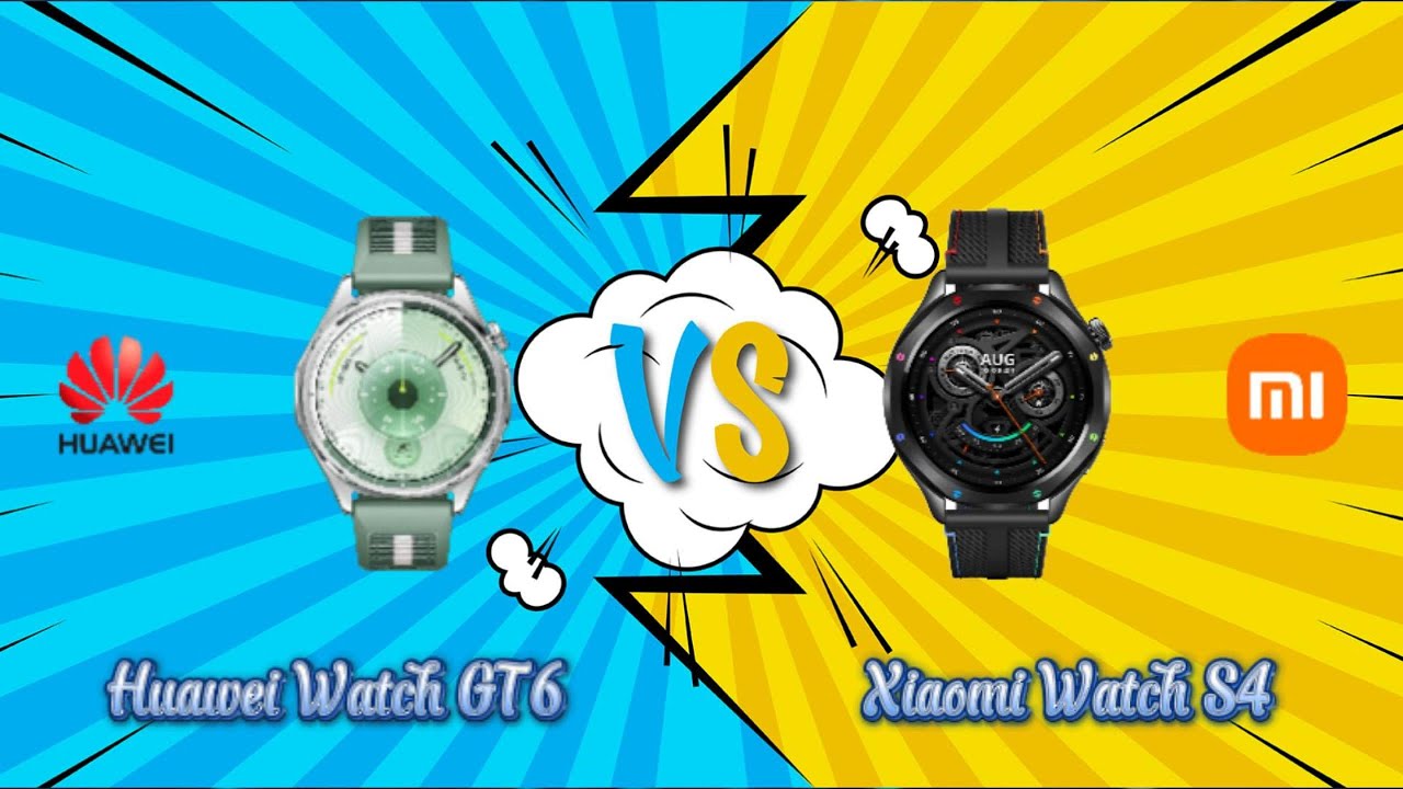 Huawei Watch GT6 vs Xiaomi Watch S4 – Full Specs Comparison