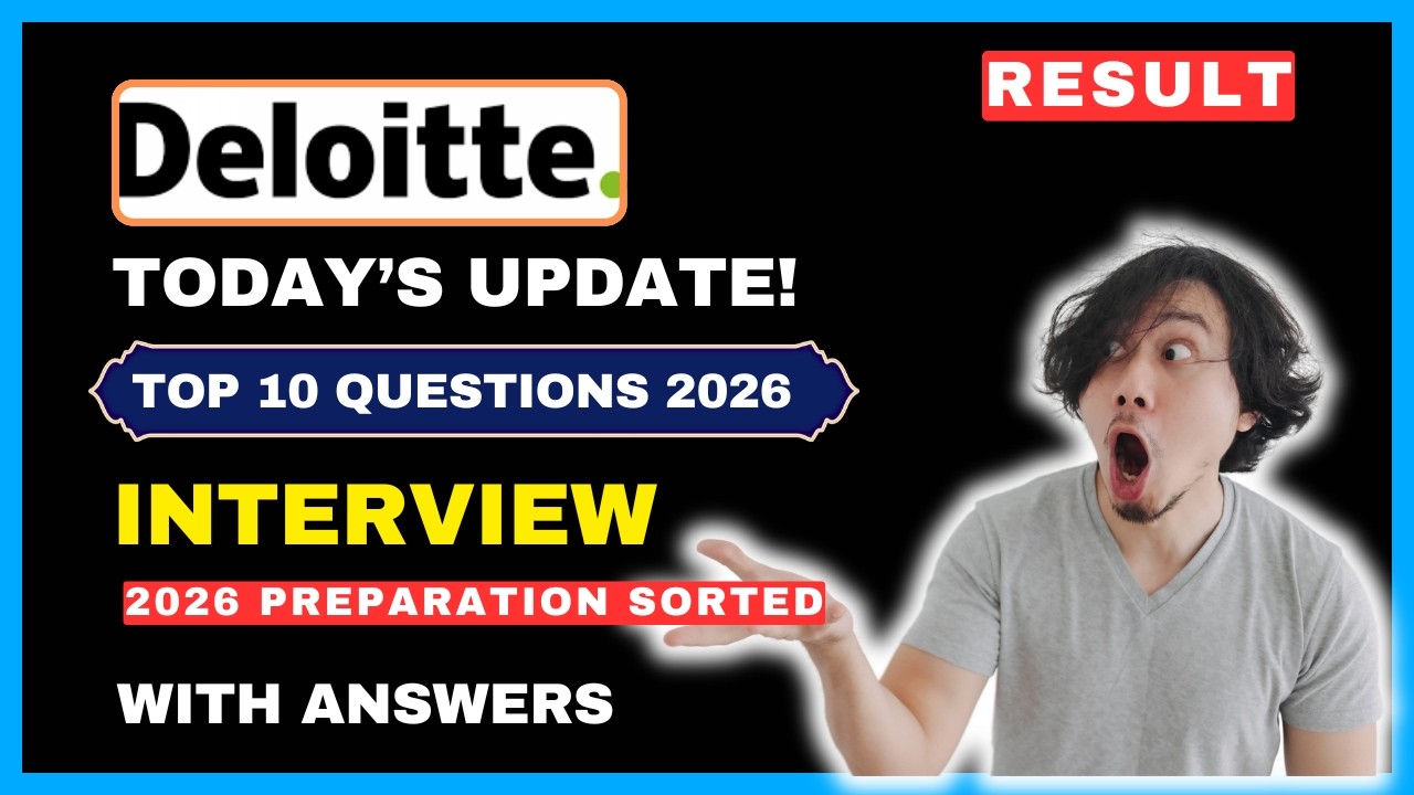 Результаты объявлены! Собеседование в Deloitte NLA 2026 | Вопросы и ответы для собеседования в De...