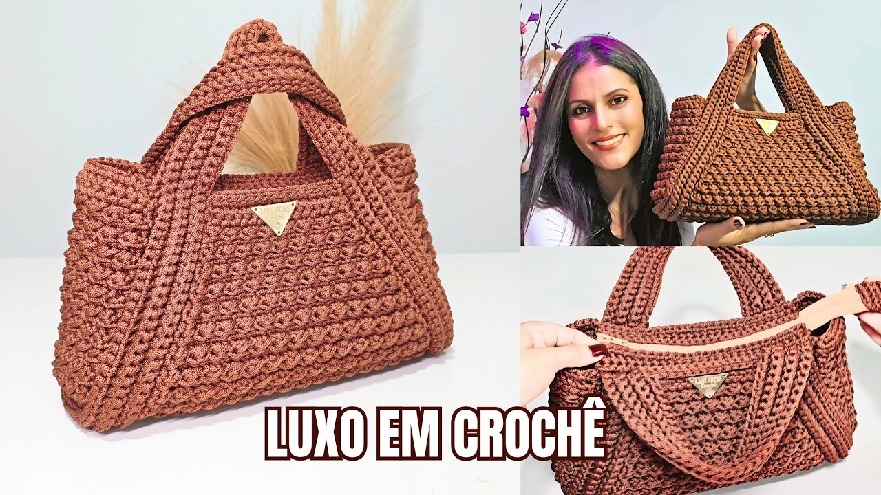 Por que a Bolsa Helô é um sucesso? Resenha Completa de Luxo em Crochê!