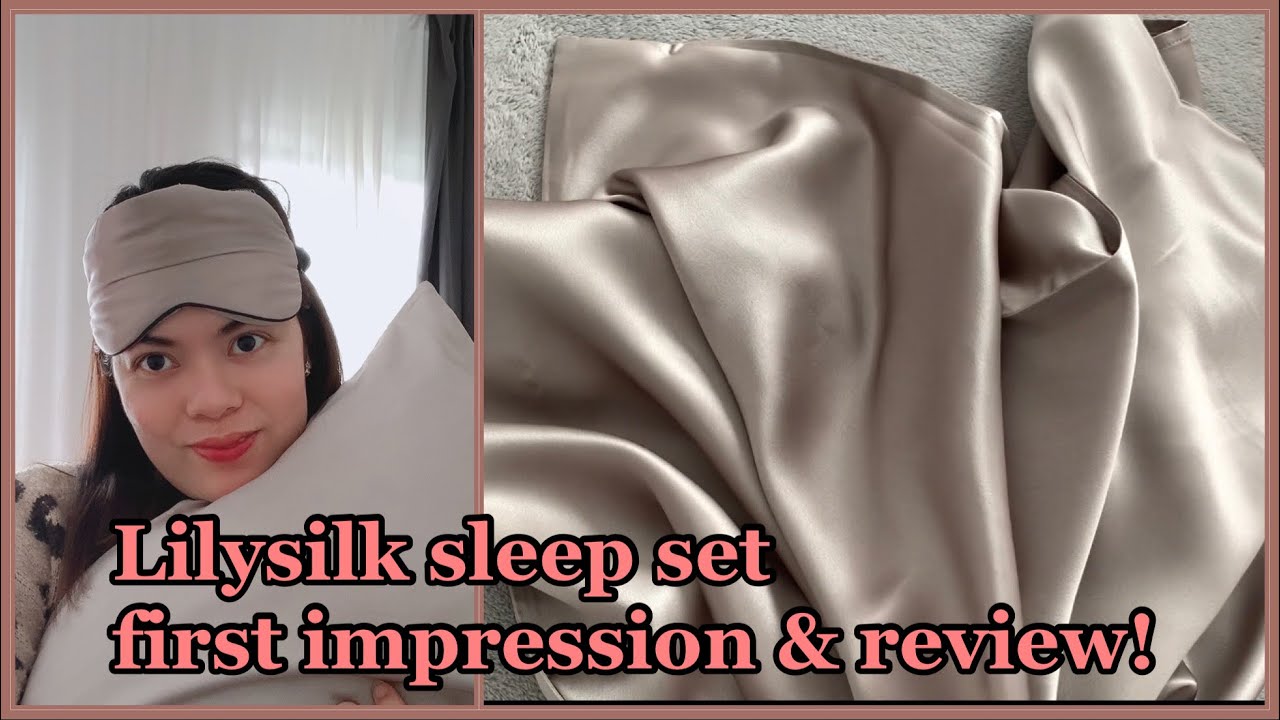 New Love in Bed! 🛌💕 Lilysilk first Impression & Review + comparison with other silk!