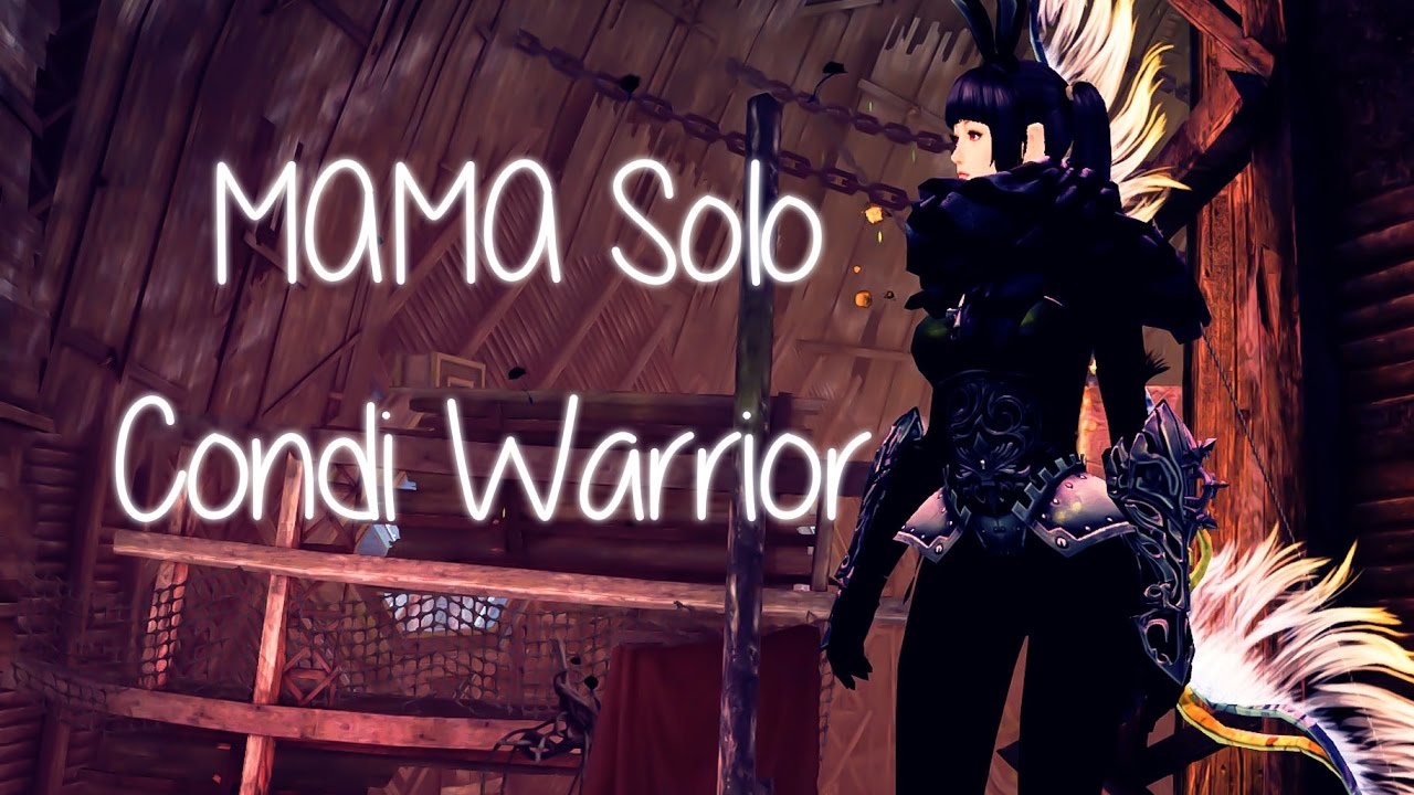 GW2 - F100 MAMA Solo | Condi Warrior [8:55]
