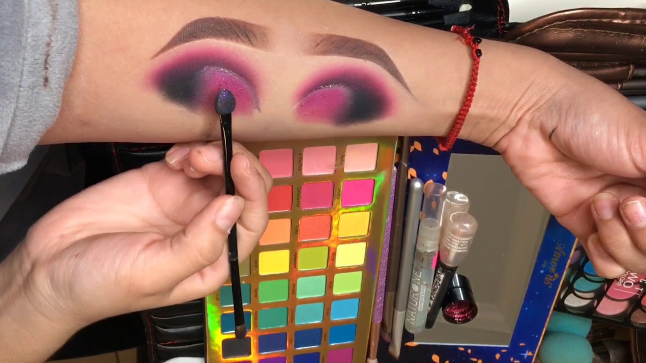 Makeup en el brazo