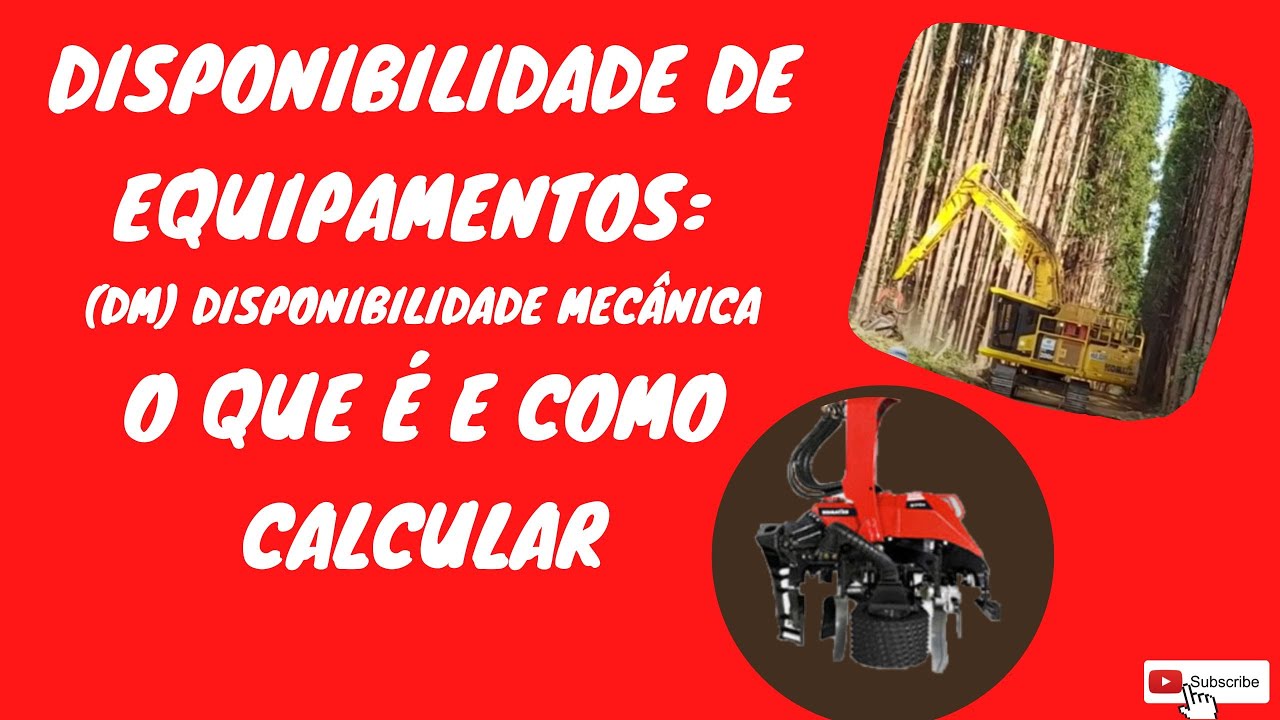 Disponibilidade de Equipamentos: O que é e como calcular?  o que é disponibilidade mecânica (DM)