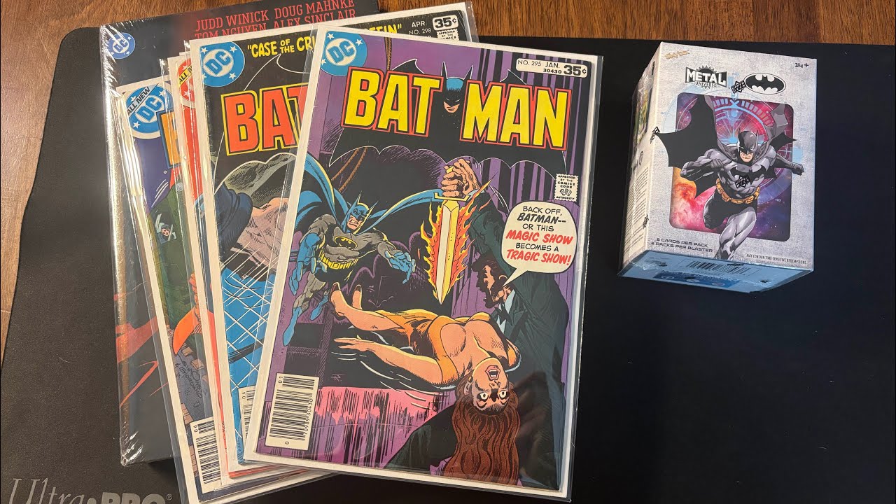 Christmas 2025 Haul + Skybox Metal Batman Blaster Opening #comics #cards #batman 