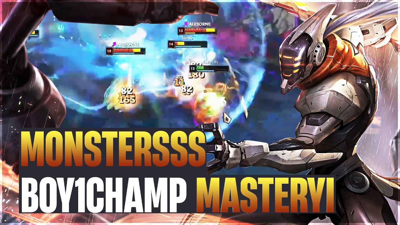BOY1CHAMP MASTER YI ĐI TOP MONSTERSSS SIÊU HỔ BÁO BÁN HÀNH SINH VIÊN KAISA 1VS5 GẶT PENTAKILL