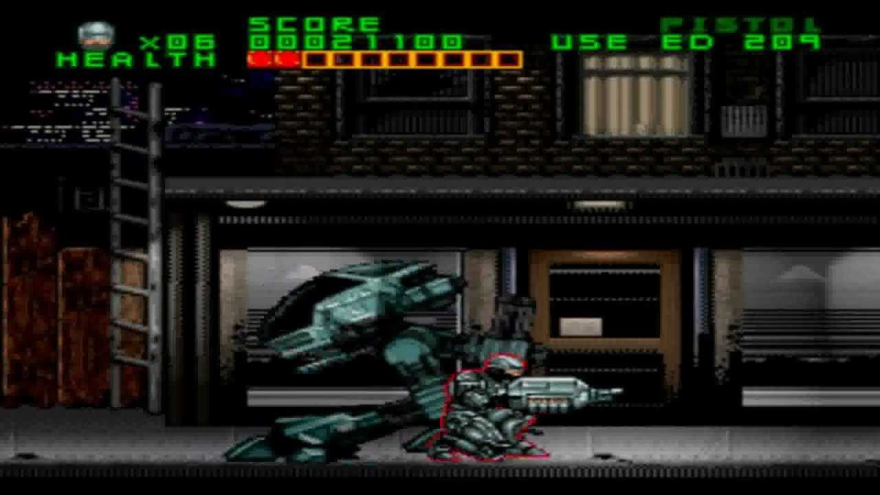 RoboCop Versus The Terminator SNES 1080P HD Playthrough - RENEGADE ED-209 CONFLICT