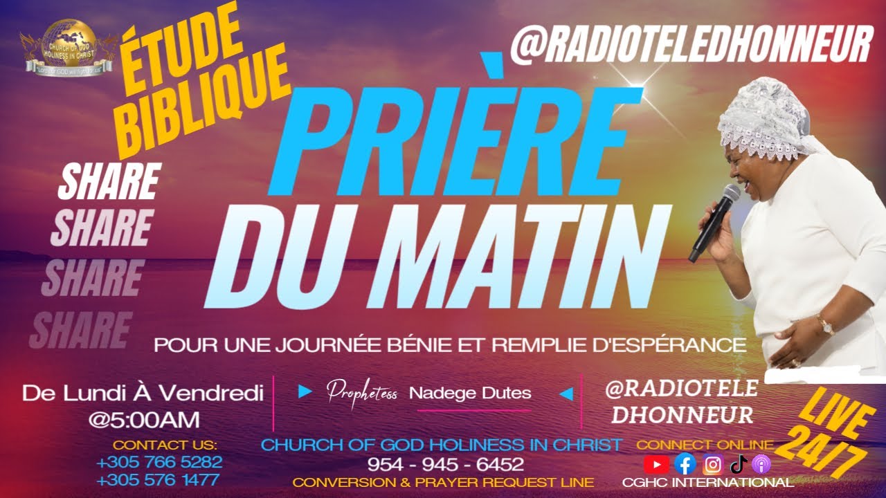 2.5.26 | RADIO TELE D'HONNEUR | EGLISE DE DIEU SAINTETÉ EN CHRIST