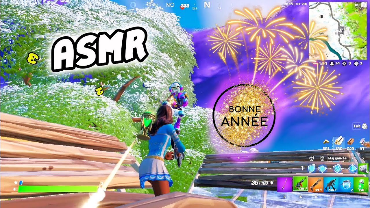 ASMR FORTNITE 🎮 Top 1 Pour 2022 🌟 ASMR BRUIT DE BOUCHE & BLABLA PROCHE DU MICRO 💖