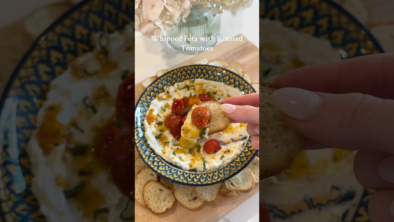 Whipped Feta with Roasted Tomatoes