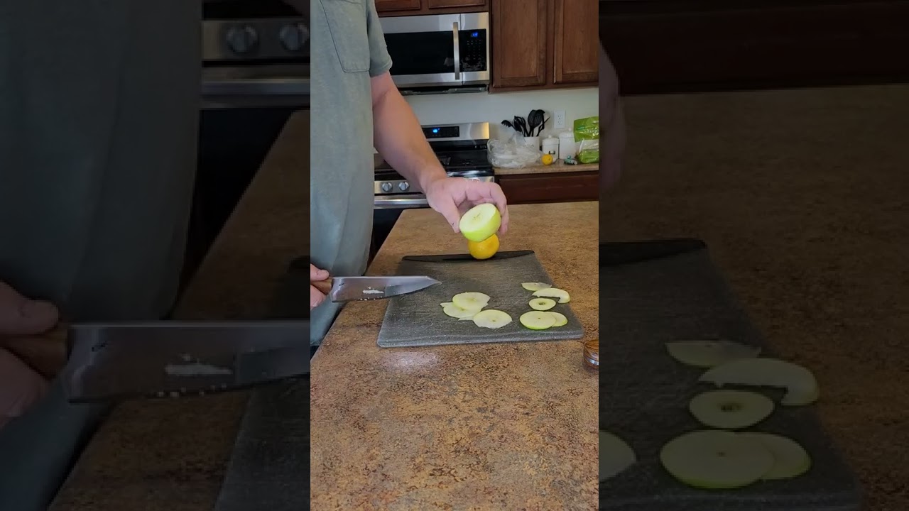 chisel grind kitchen knife demo