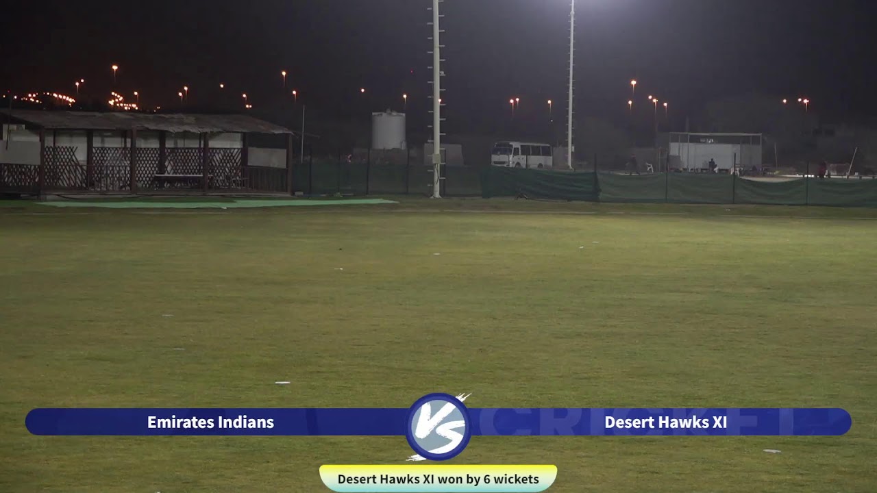 Emirates Indians VS Desert Hawks XI