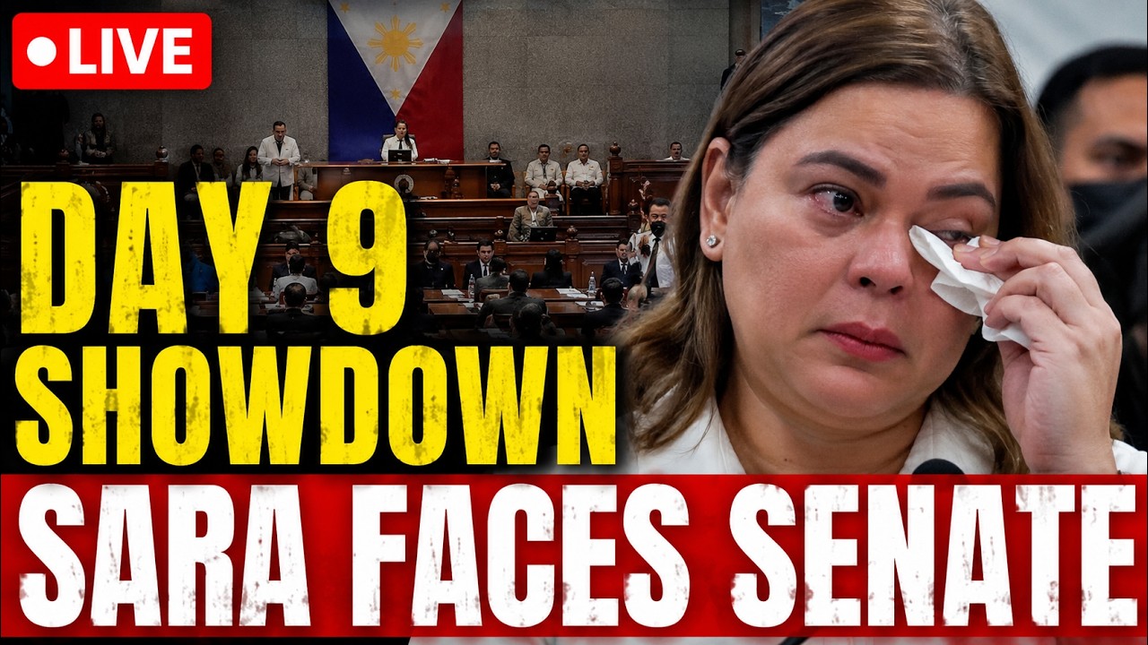 Day 9 LIVE: Sara Duterte Impeachment Trial LIVE | Philippines Senate Hearing | VP Sara LIVE