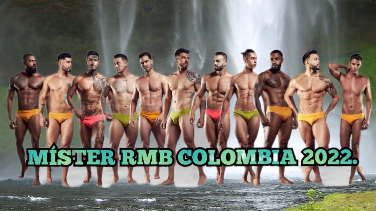 CANDIDATOS A MISTER RMB COLOMBIA 2022.