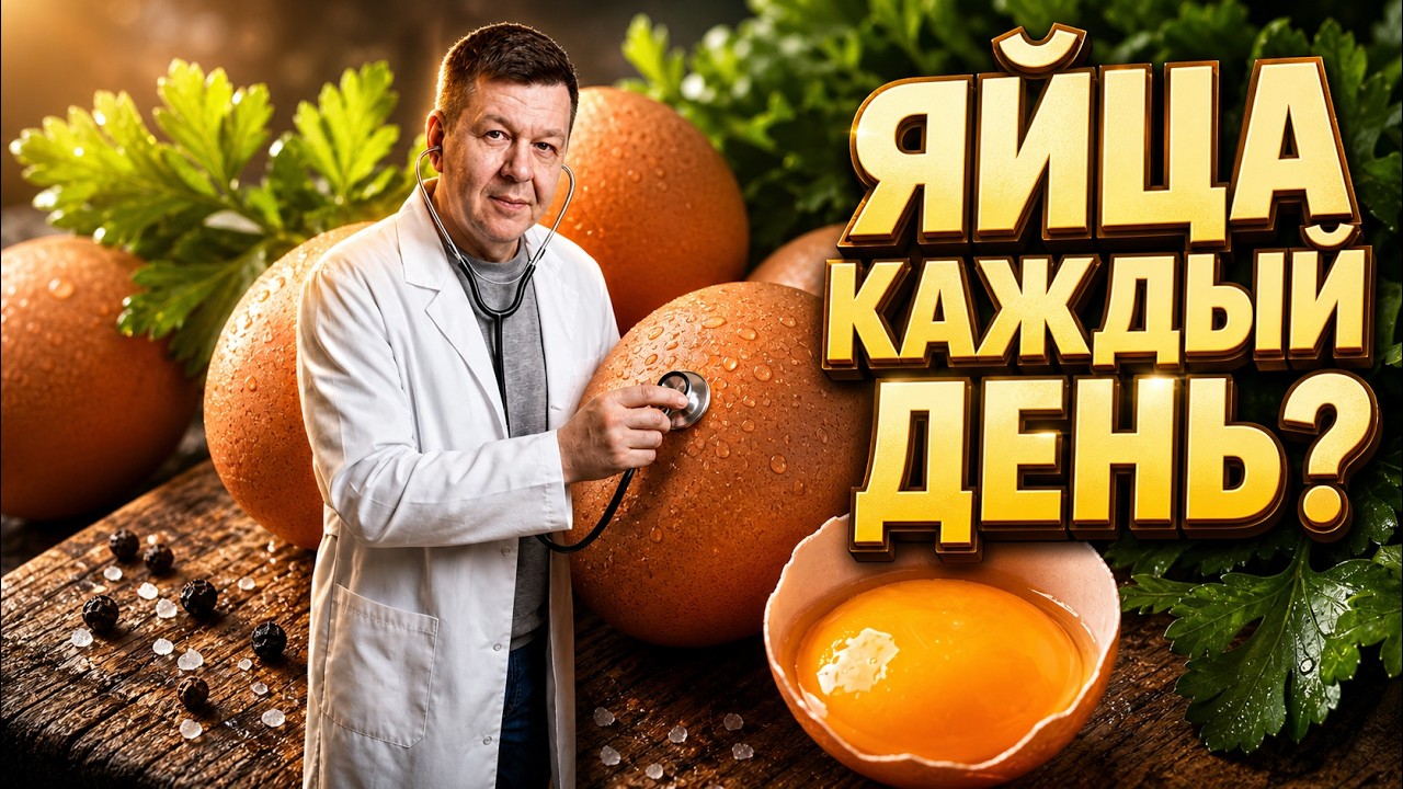 Яйца каждый день: что реально будет с холестерином, мозгом и печенью