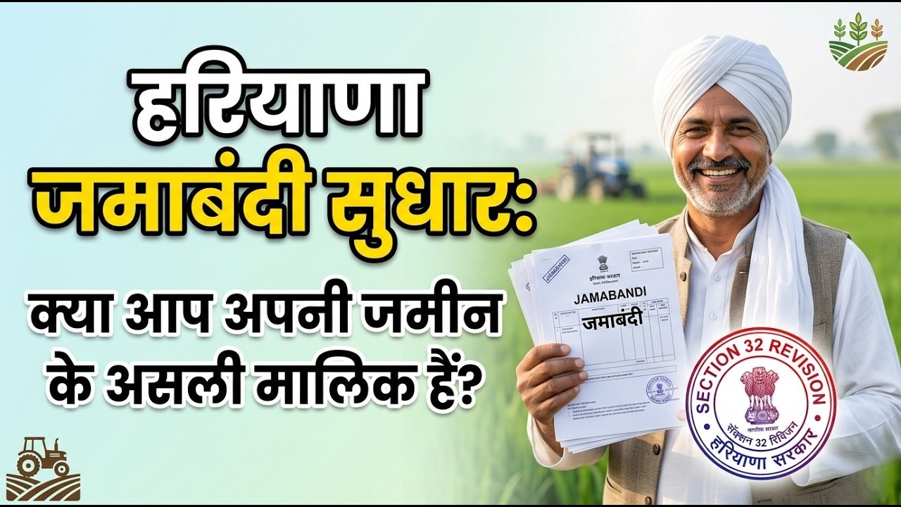 हरियाणा जमीन रिकॉर्ड में बड़ा बदलाव! खाना काश्त और मालिकाना हक का नया नियम | Special Revision 2026