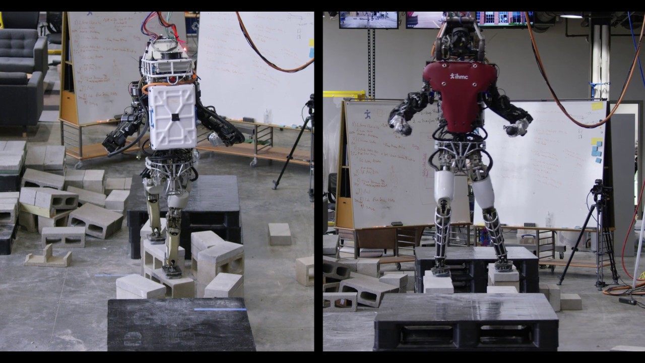 IHMC Atlas and Valkyrie Autonomous Footstep Planning Over Rough Terrain