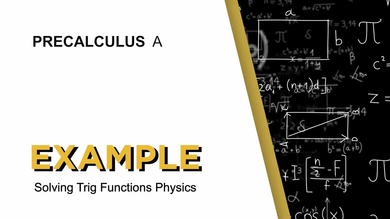 Solving Trig Functions Physics