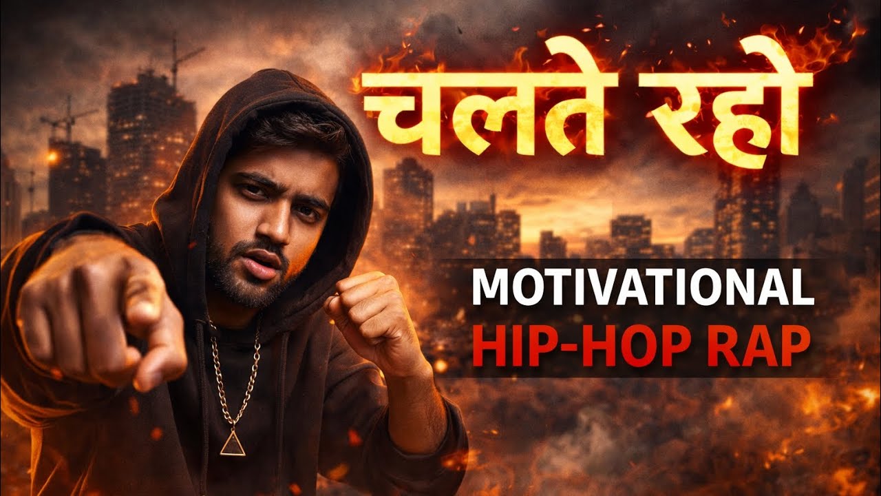 चलते रहो | Motivational Hindi Rap Song | Underground Hip Hop | Hustle Anthem 2026