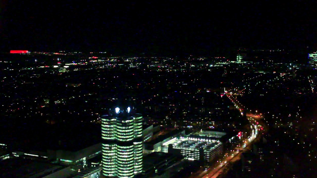 One Round Time Lapse View From Olympiatower Over Munich