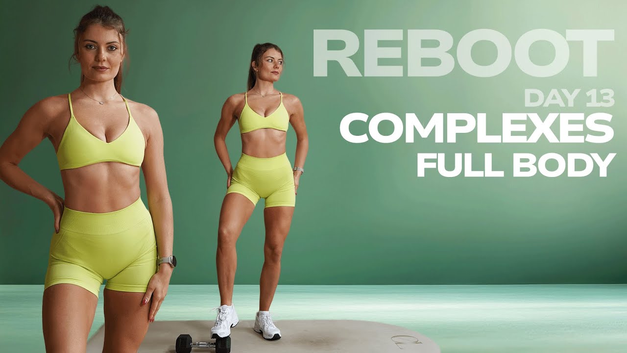 40 MIN STRENGTH WORKOUT FOR WOMEN- Total Body Complexes