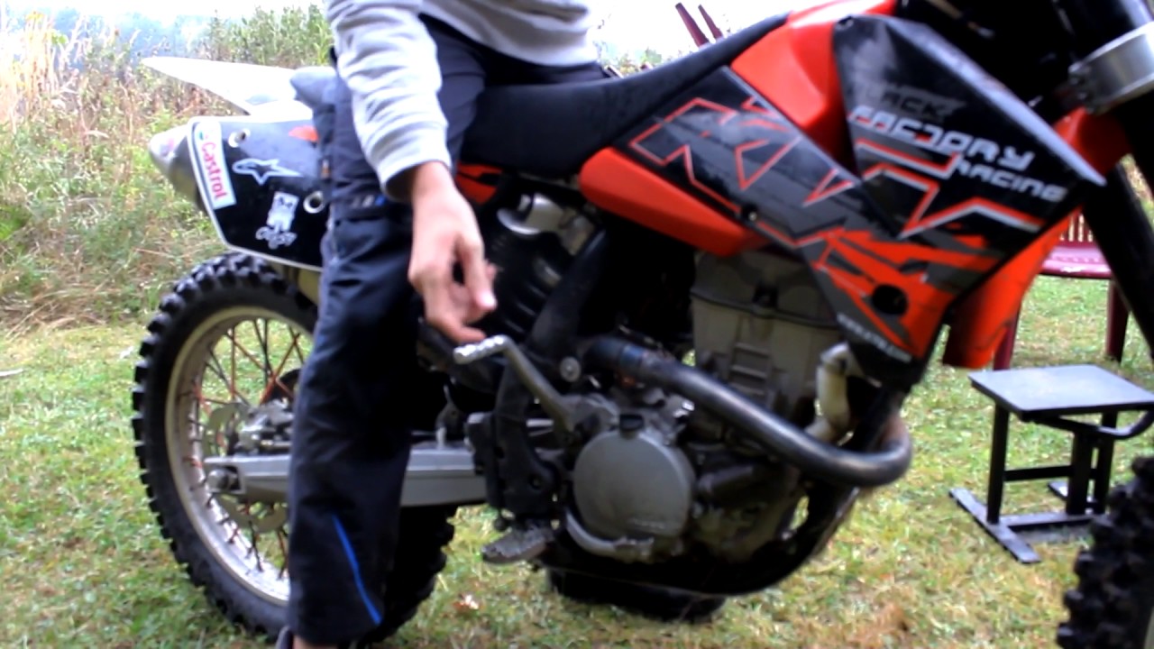 Anfänger versucht sich am ankicken...|KTM|SXF250|GERMAN|ENDUROROOKIE|
