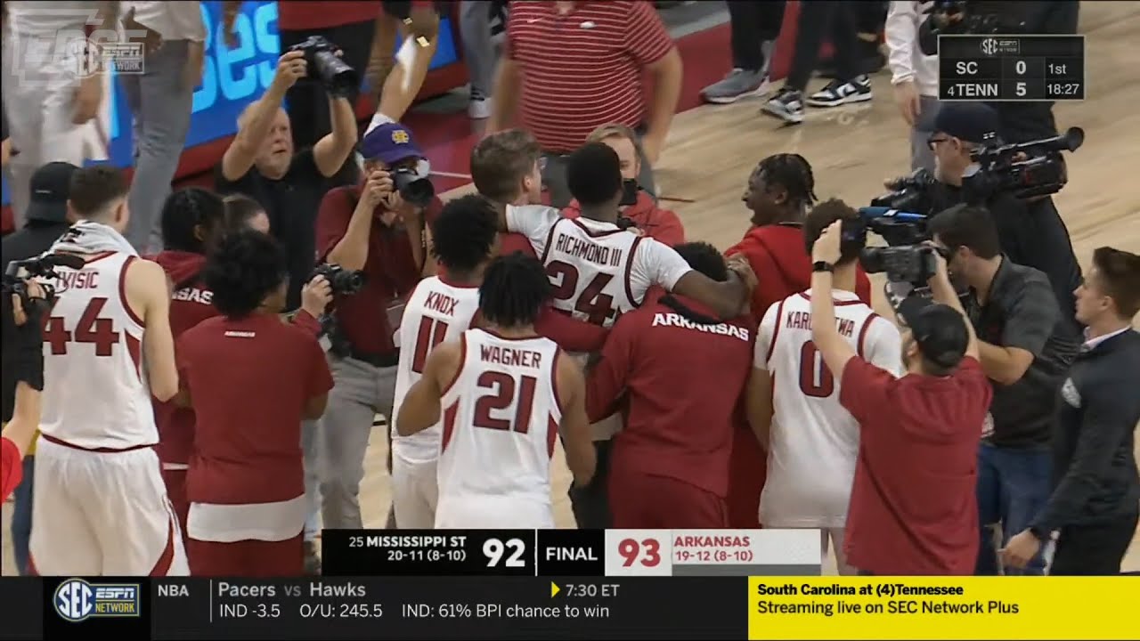 Arkansas vs. #25 Mississippi State 3/8/2025