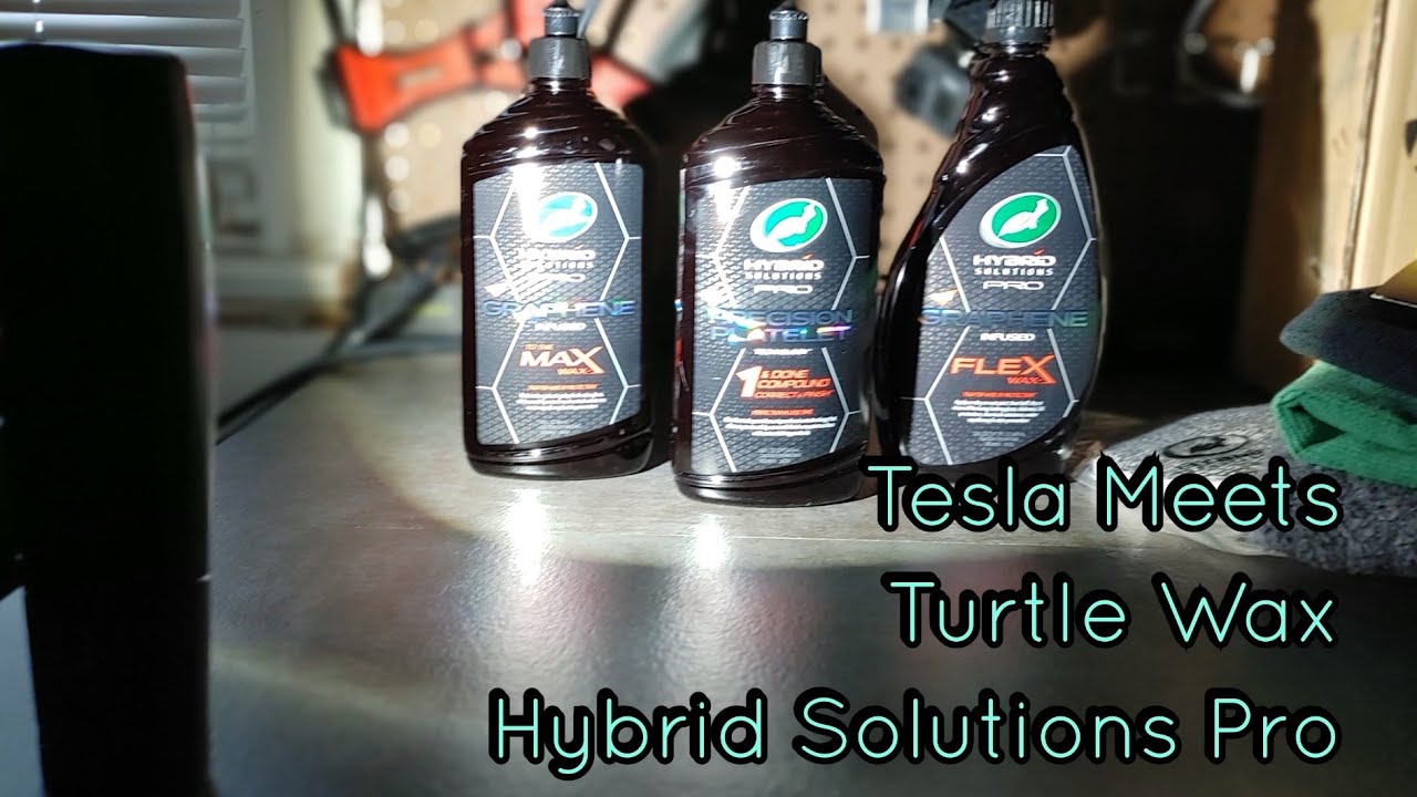 Part 1- Tesla Model 3 Meets Turtle Wax Hybrid Solutions Pro New Lineup- 1 & Done Compound Up First!