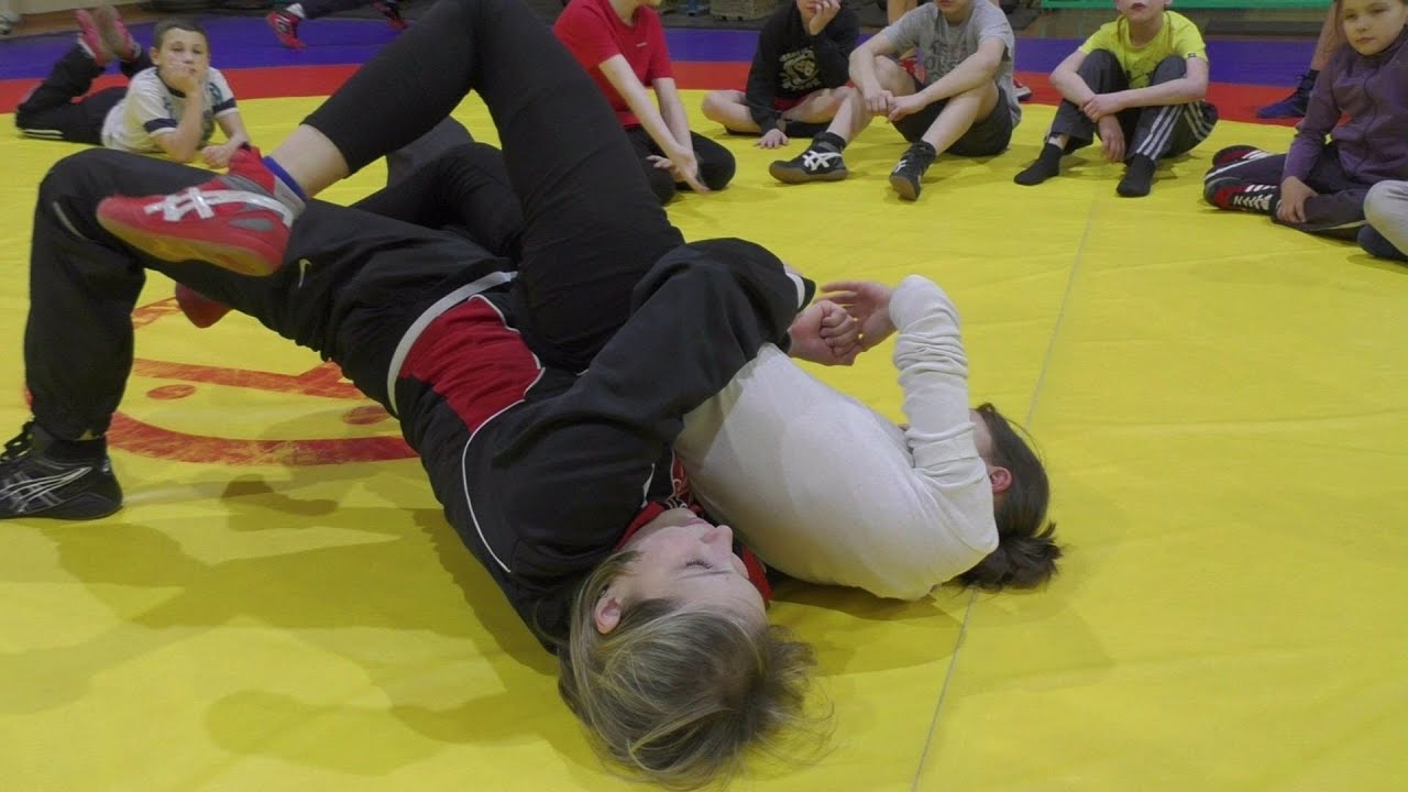 Вольная борьба. Обучение. Приём в партере.