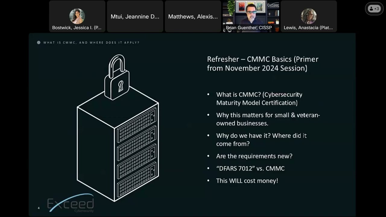 Beyond the Basics: Cybersecurity Maturity Model Certification (CMMC) Compliance for Small Businesses