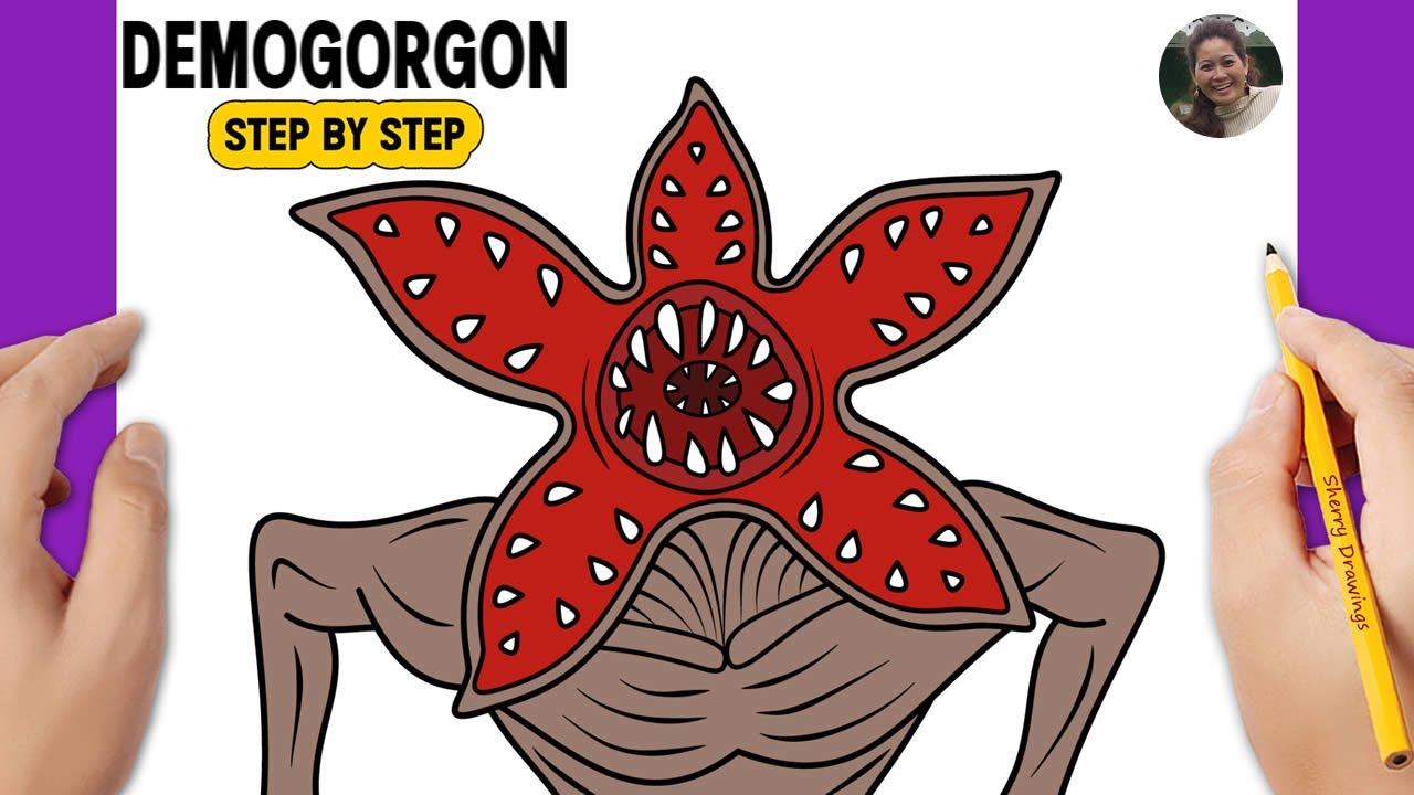 How to Draw a DEMOGORGON easy | How to Draw Stranger Things Characters