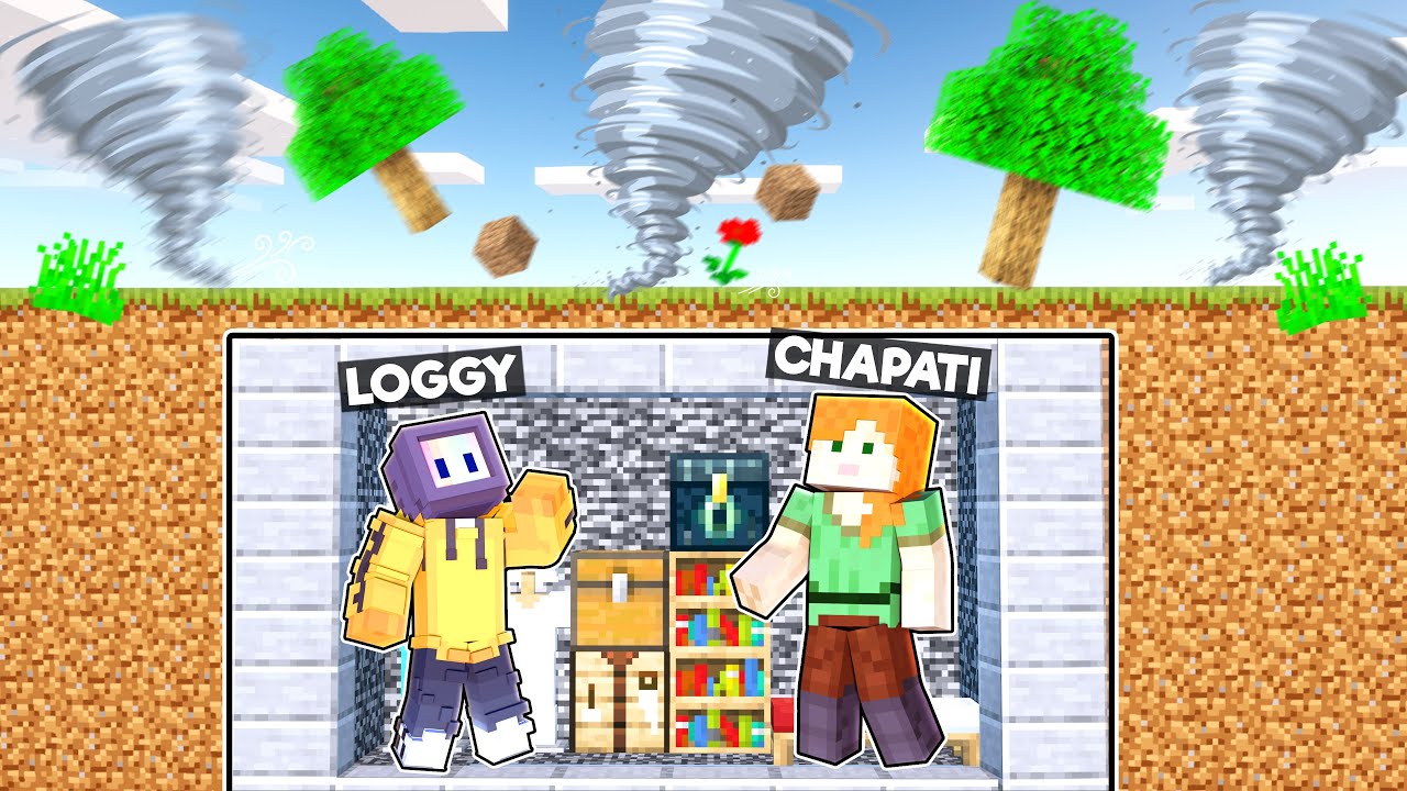 LOGGY BUILT UNDERGROUND BASE TO SURVIVE TORNADO
