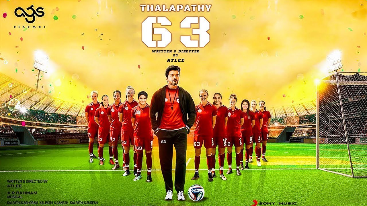 OFFICIAL: Thalapathy 63 First Look & Title | Thalapathy Vijay | Atlee | AR Rahman | AGS Cinemas