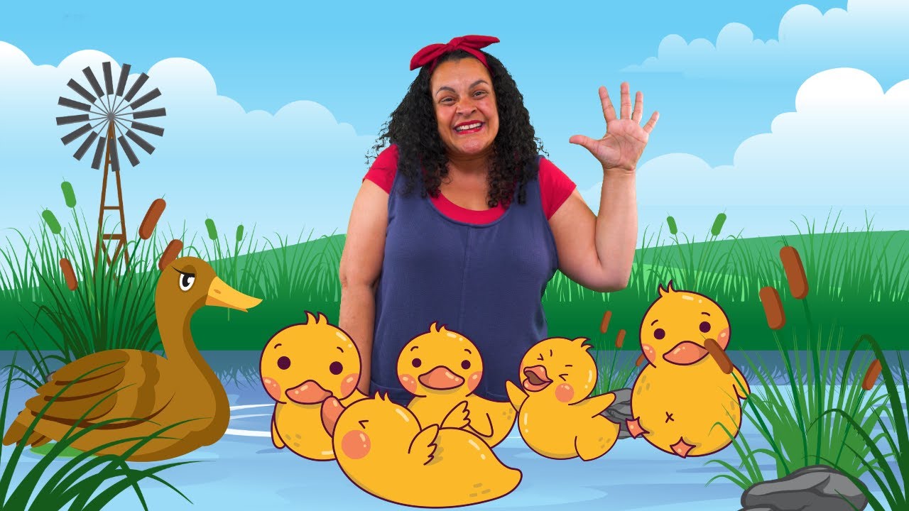 Five Little Ducks | A Song For Little Ones - Pep and Pals!