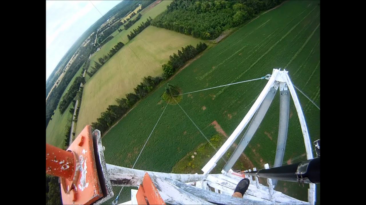 Tower climb in Emyvale, PEI