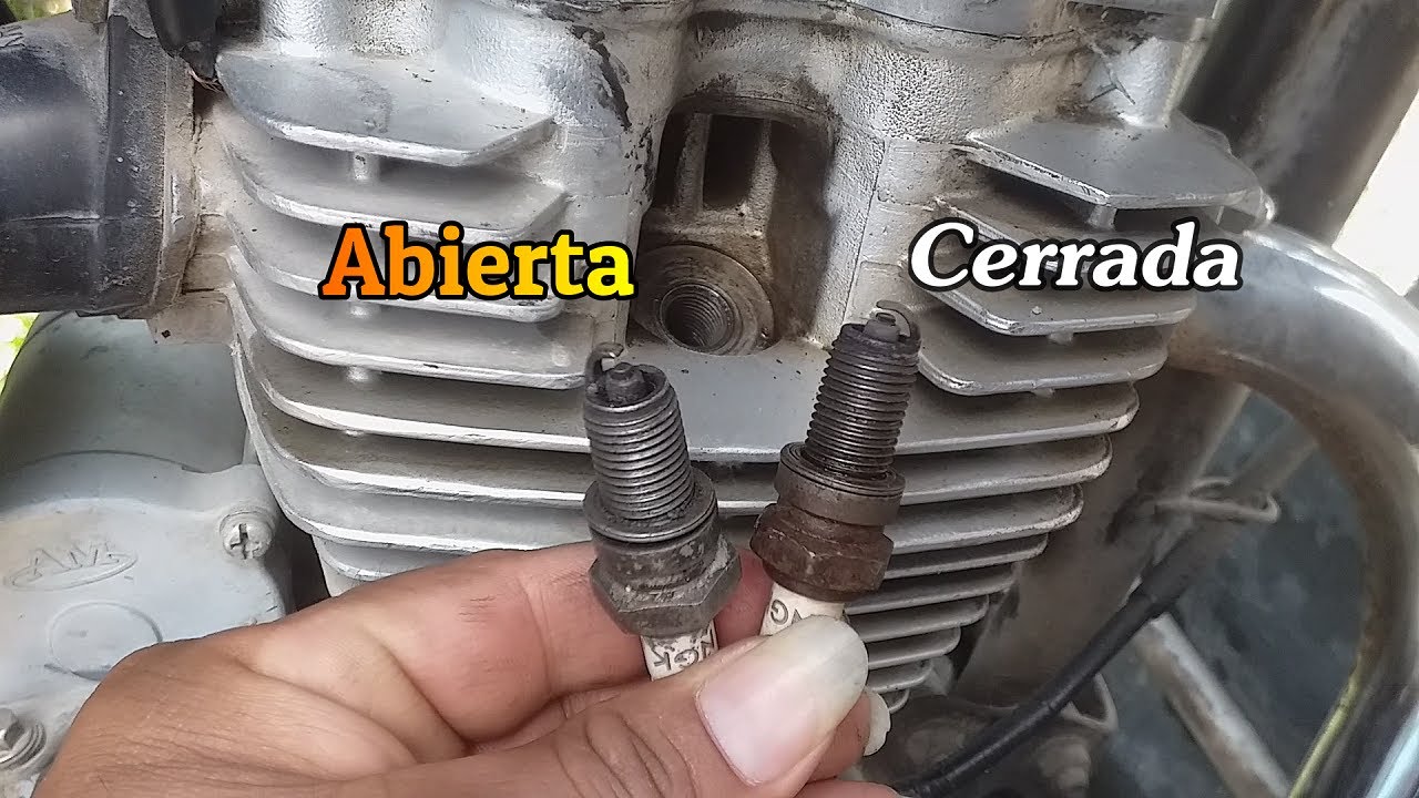 BUJIA ABIERTA o CERRADA ¿Cuál trabaja mejor?