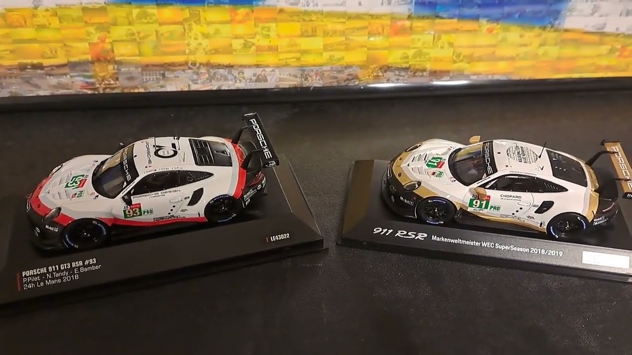 IXO vs. Spark 1/43 scale Porsche 911 RSR. Is the more expensive Spark worth the money?