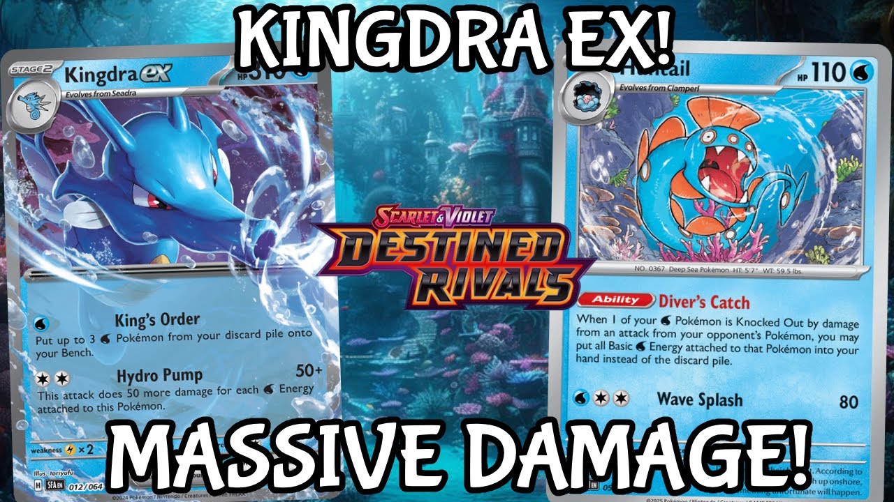 KINGDRA EX! HUNTAIL MAKES THIS DECK ACTULLY GOOD!