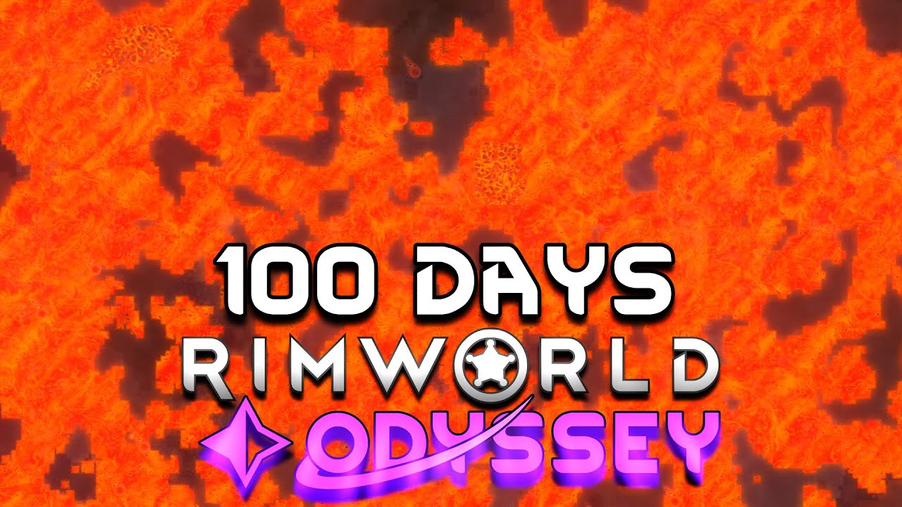 I Survived 100 Days on a Volcano in RimWorld Odyssey