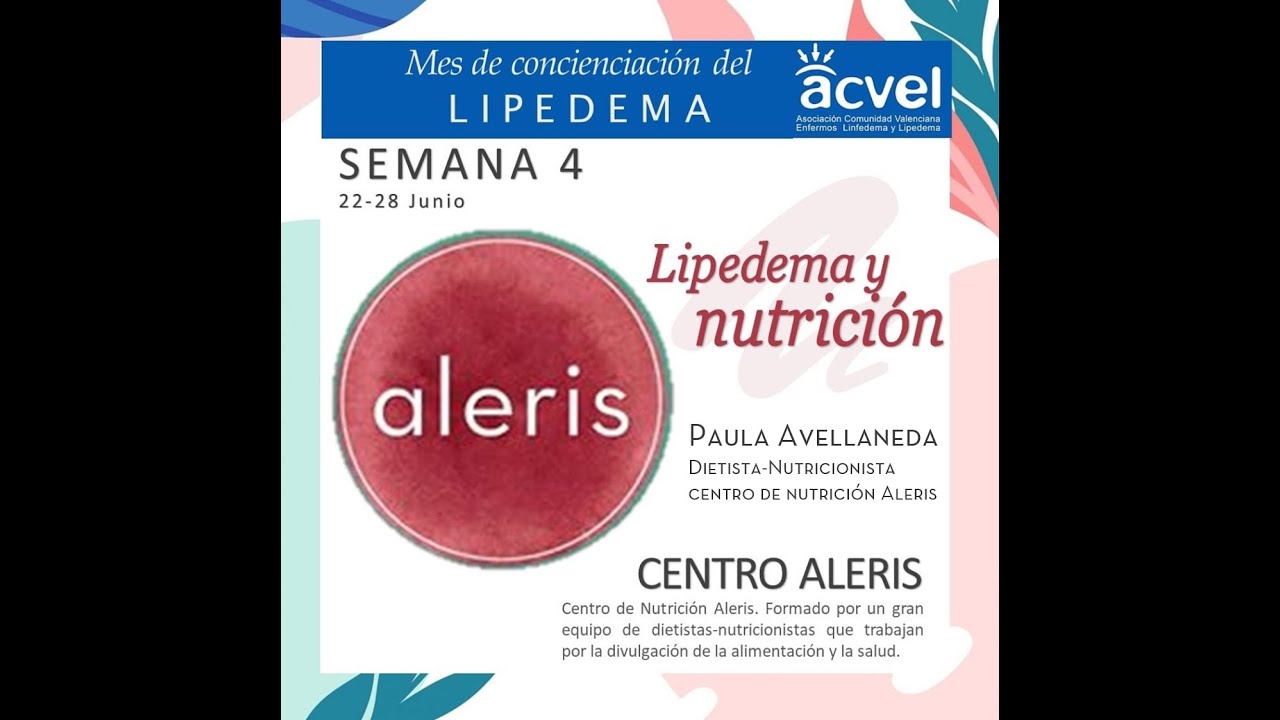 Lipedema y nutrición - Colaboración con ACVEL