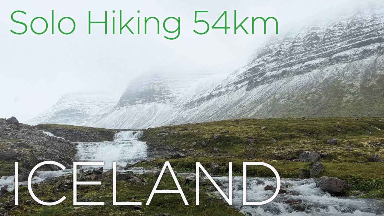 ICELAND Hornstrandir  • 6 days 54km Solo Hiking Full Documentary  • 4K