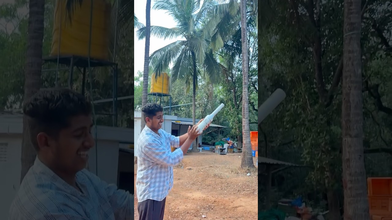 We made monkey GUN at home 🏠 ! Experiment #new #trending #shortvideo #experiment #blast