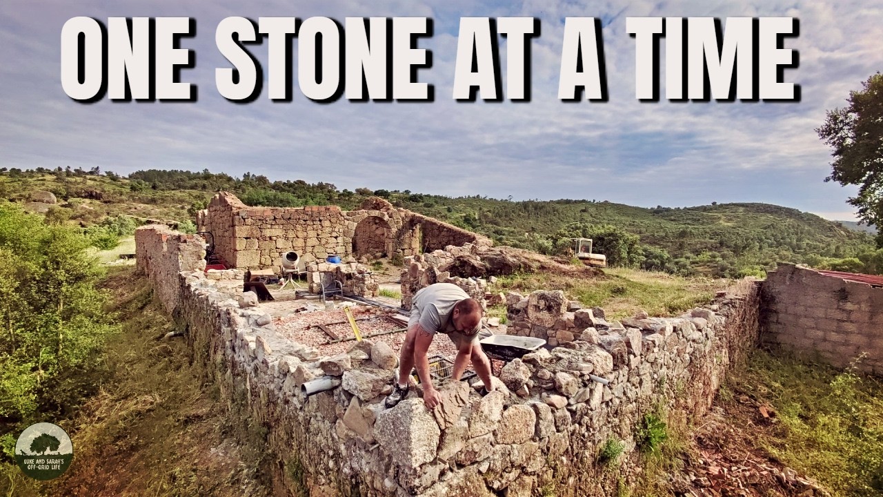 Can One Man Build a Stone House? Building Walls on our Abandoned Ruin in Portugal