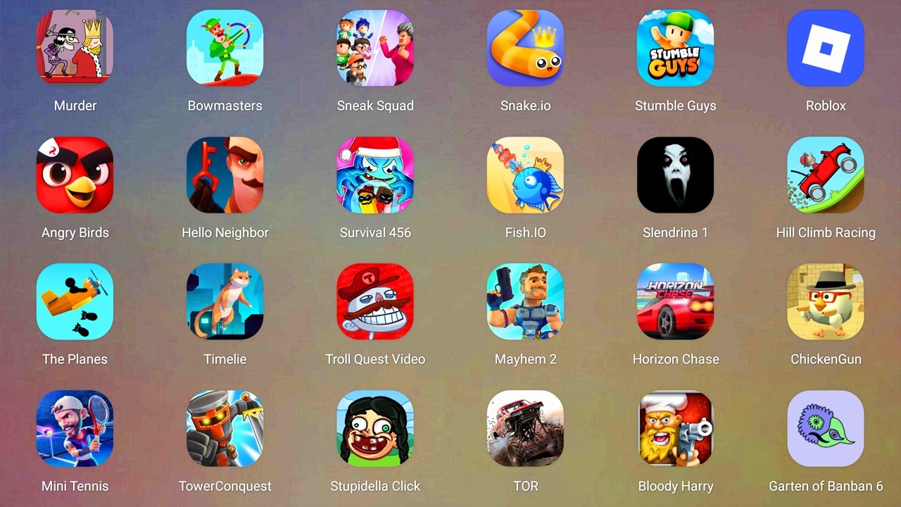 Poppy Playtime 5,Gugu Gaga Prison,Find the Alien 2,Squid Game 3,The Baby in Yellow,Bowmasters...
